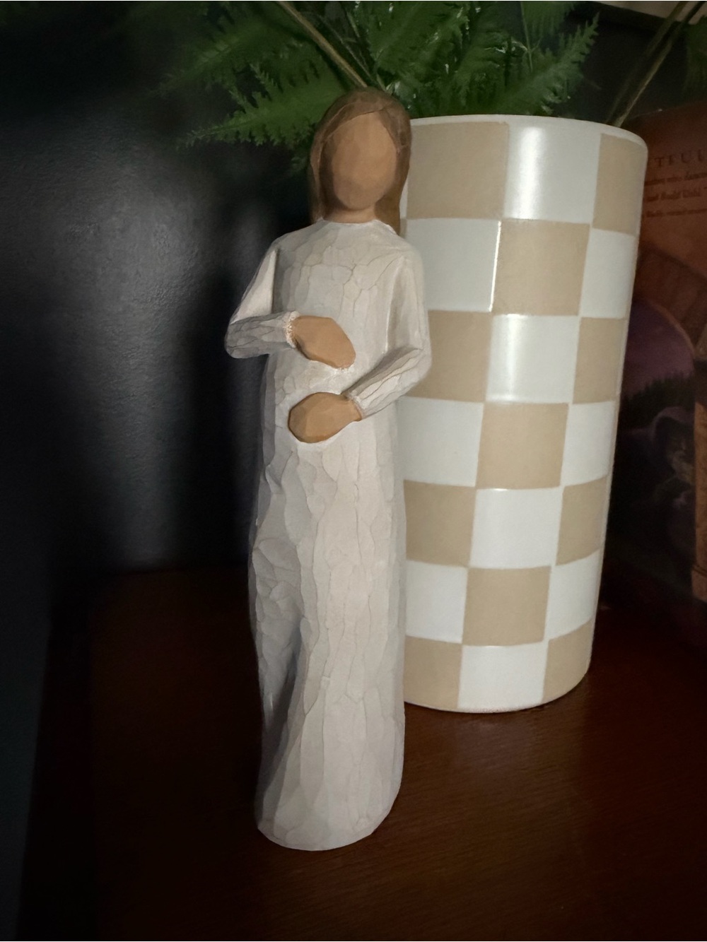 New in Box - Demdaco - Willow Tree - Cherish - Pregnancy Figurine - Hand Painted